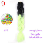 Load image into Gallery viewer, MERISIHAIR 24 inch Jumbo Braids Long Ombre Jumbo Synthetic Braiding Hair
