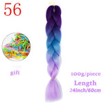 Load image into Gallery viewer, MERISIHAIR 24 inch Jumbo Braids Long Ombre Jumbo Synthetic Braiding Hair
