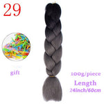 Load image into Gallery viewer, MERISIHAIR 24 inch Jumbo Braids Long Ombre Jumbo Synthetic Braiding Hair
