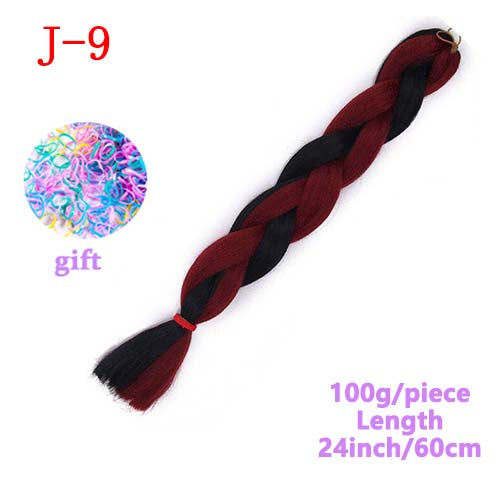 MERISIHAIR 24 inch Jumbo Braids Long Ombre Jumbo Synthetic Braiding Hair