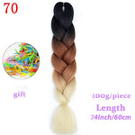 Load image into Gallery viewer, MERISIHAIR 24 inch Jumbo Braids Long Ombre Jumbo Synthetic Braiding Hair
