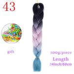 Load image into Gallery viewer, MERISIHAIR 24 inch Jumbo Braids Long Ombre Jumbo Synthetic Braiding Hair
