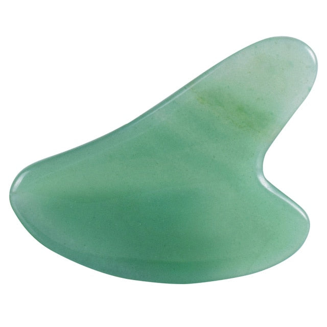 Rose Quartz Jade Guasha Board Natural Stone Scraper