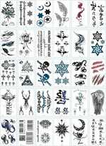 Load image into Gallery viewer, 30Pcs/Set No Repeat Temporary Tattoo Stickers Waterproof Tattoos For Women
