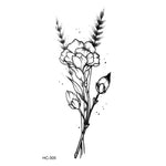 Load image into Gallery viewer, Hot 1PC Popular Ballet Black White Flowers Tattoos Sticker
