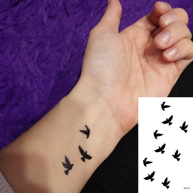 Rocooart Animal Waterproof Temporary Tattoo Sticker
