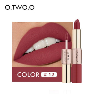 O.TWO.O 12 Colors Lips Makeup Lipstick