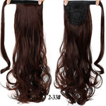 Load image into Gallery viewer, AOOSOO 24 inch Silky Straight Synthetic Clip in Drawstring Ponytail Hairpieces
