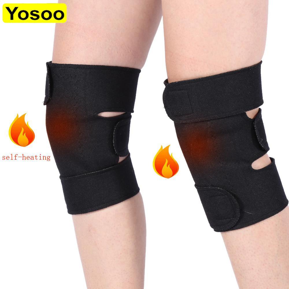 1 Pair Tourmaline Self Heating Knee Pad woman