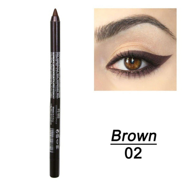 1 Pc Long-lasting Eyeliner Pencil Waterproof 14 Colors Eyeliner Eyeshadow