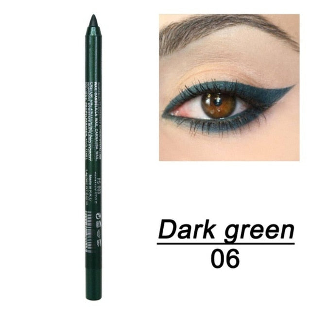 1 Pc Long-lasting Eyeliner Pencil Waterproof 14 Colors Eyeliner Eyeshadow