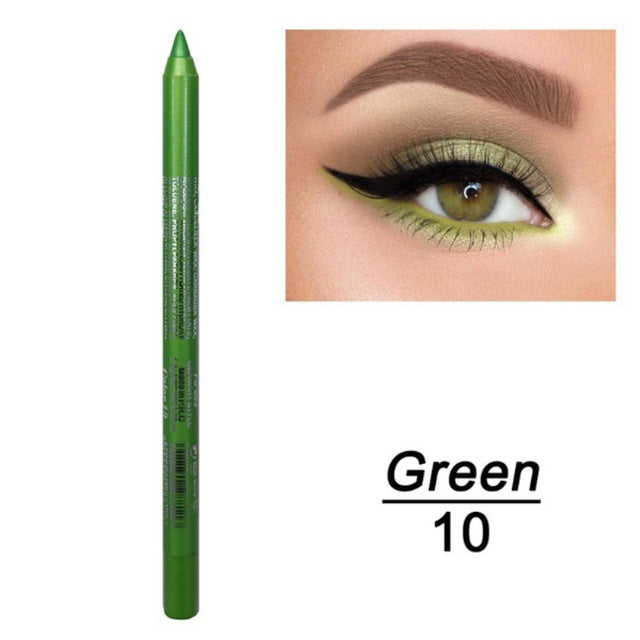 1 Pc Long-lasting Eyeliner Pencil Waterproof 14 Colors Eyeliner Eyeshadow