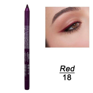 1 Pc Long-lasting Eyeliner Pencil Waterproof 14 Colors Eyeliner Eyeshadow