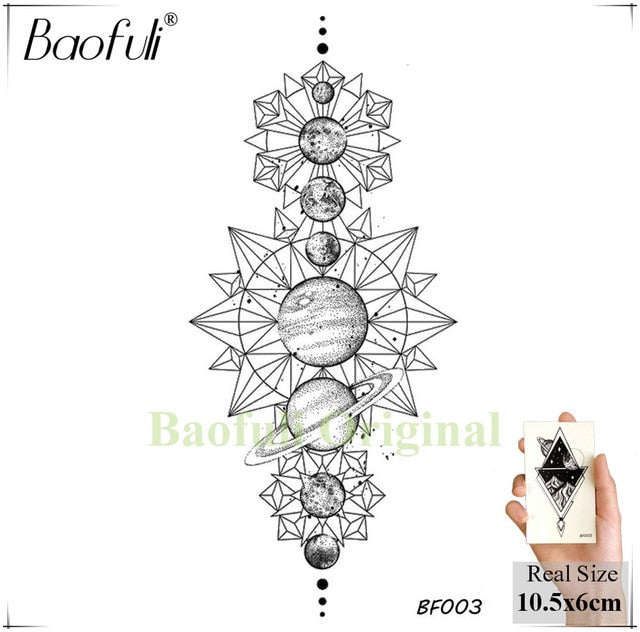 Baofuli Waterproof Temporary Sticker