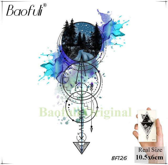 Baofuli Waterproof Temporary Sticker
