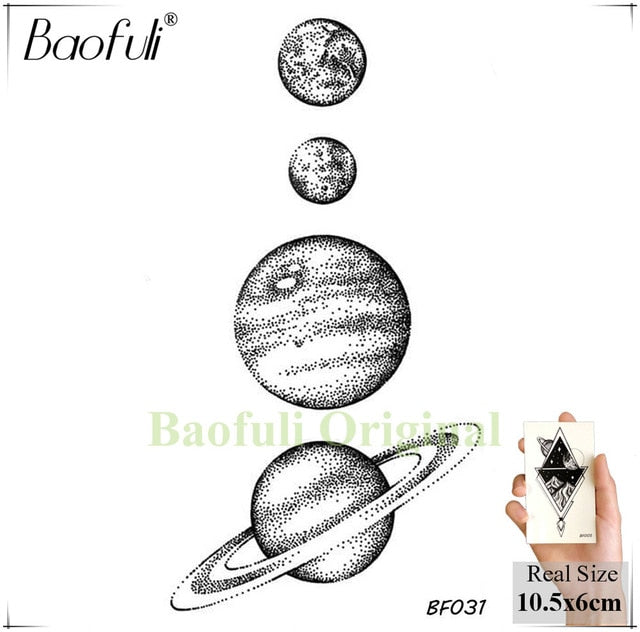 Baofuli Waterproof Temporary Sticker