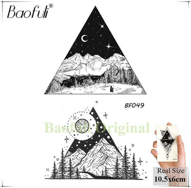 Baofuli Waterproof Temporary Sticker