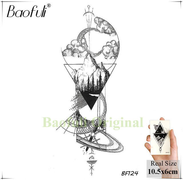 Baofuli Waterproof Temporary Sticker