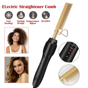 Comb Hot Comb Hair Straightener Hair Curler Curling Iron Electric