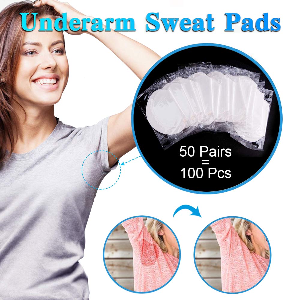 100/200/300/400pcs Underarm Sweat Pads