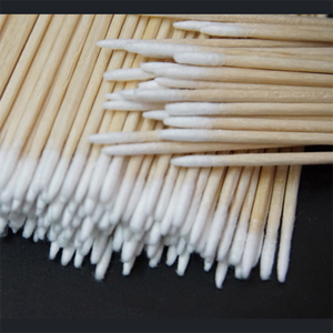 100/300pcs Wood Cotton Swab