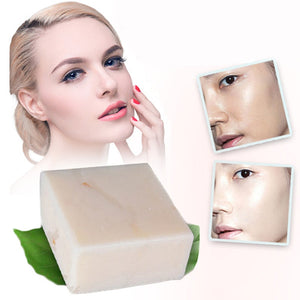 Handmade Rice Milk Soap Collagen Vitamin Skin Whitening Acne Pore Removal