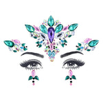 Load image into Gallery viewer, Glitter Face Jewelry Sticker Temporary Tattoo-Party Face Makeup stickers
