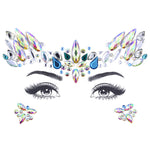 Load image into Gallery viewer, Glitter Face Jewelry Sticker Temporary Tattoo-Party Face Makeup stickers
