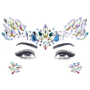 Glitter Face Jewelry Sticker Temporary Tattoo-Party Face Makeup stickers