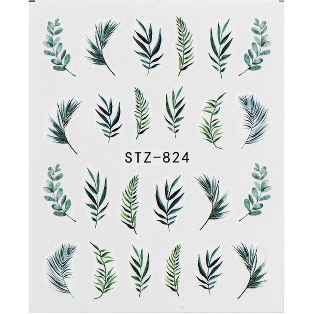 2020 New 1Pcs Water Nail Decal and Sticker