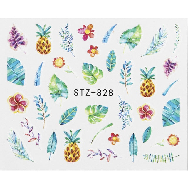 2020 New 1Pcs Water Nail Decal and Sticker