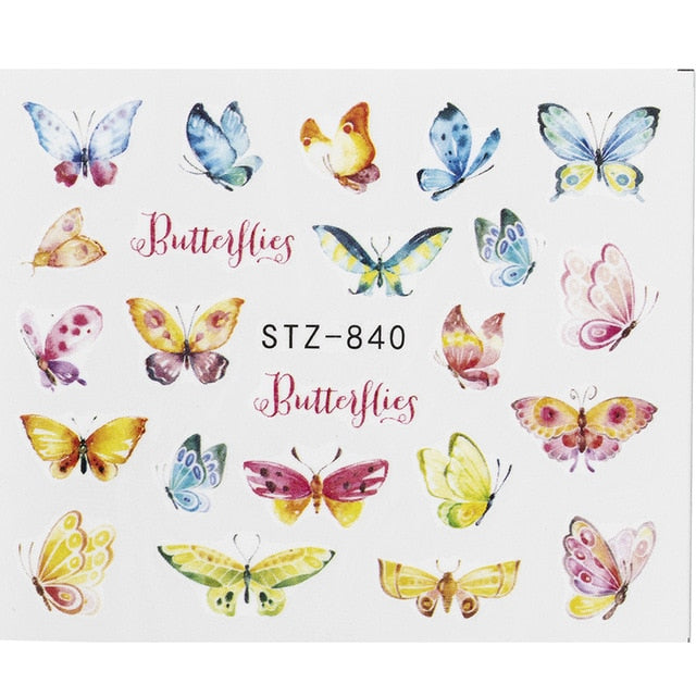 2020 New 1Pcs Water Nail Decal and Sticker