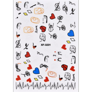 2020 New 1Pcs Water Nail Decal and Sticker