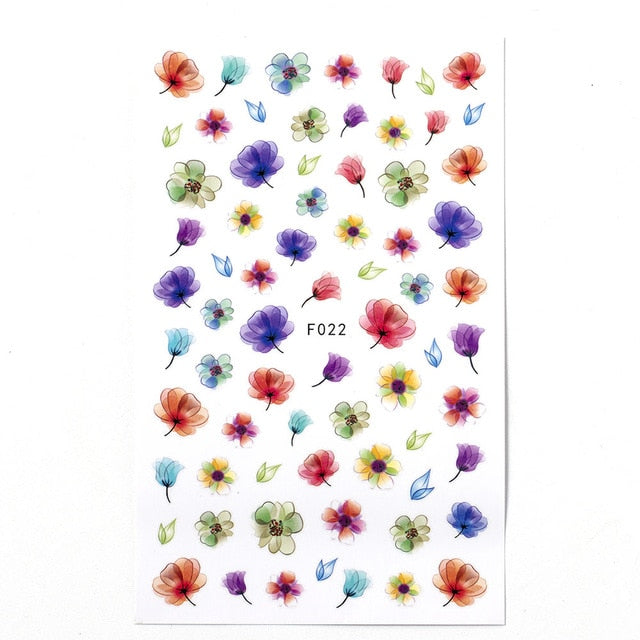 2020 New 1Pcs Water Nail Decal and Sticker