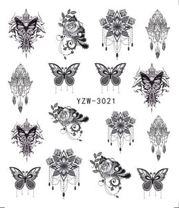 3D Embossed Nail Sticker