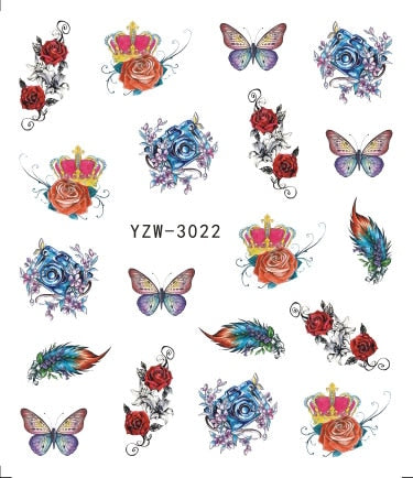 3D Embossed Nail Sticker