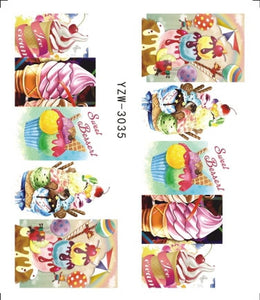 3D Embossed Nail Sticker
