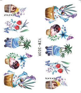 3D Embossed Nail Sticker