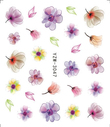 3D Embossed Nail Sticker