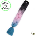 Load image into Gallery viewer, QUEEN BRAID 24 inch Pink Synthetic Crochet Hair Jumbo Braid Hair
