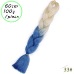 Load image into Gallery viewer, QUEEN BRAID 24 inch Pink Synthetic Crochet Hair Jumbo Braid Hair
