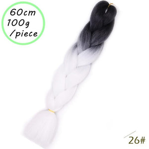 QUEEN BRAID 24 inch Pink Synthetic Crochet Hair Jumbo Braid Hair