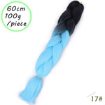 Load image into Gallery viewer, QUEEN BRAID 24 inch Pink Synthetic Crochet Hair Jumbo Braid Hair
