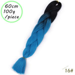 Load image into Gallery viewer, QUEEN BRAID 24 inch Pink Synthetic Crochet Hair Jumbo Braid Hair
