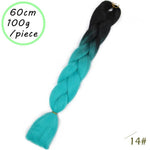 Load image into Gallery viewer, QUEEN BRAID 24 inch Pink Synthetic Crochet Hair Jumbo Braid Hair
