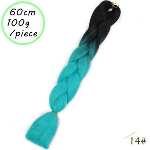 QUEEN BRAID 24 inch Pink Synthetic Crochet Hair Jumbo Braid Hair