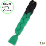 Load image into Gallery viewer, QUEEN BRAID 24 inch Pink Synthetic Crochet Hair Jumbo Braid Hair
