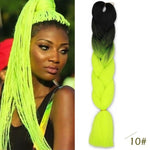 Load image into Gallery viewer, QUEEN BRAID 24 inch Pink Synthetic Crochet Hair Jumbo Braid Hair
