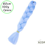Load image into Gallery viewer, QUEEN BRAID 24 inch Pink Synthetic Crochet Hair Jumbo Braid Hair
