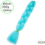 Load image into Gallery viewer, QUEEN BRAID 24 inch Pink Synthetic Crochet Hair Jumbo Braid Hair
